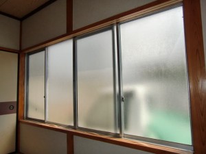 窓の断熱改修 改修前